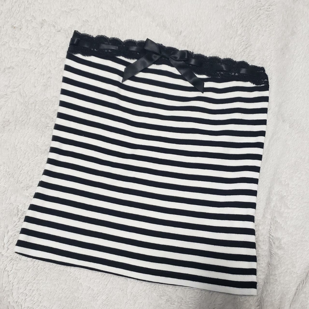 Striped tube top